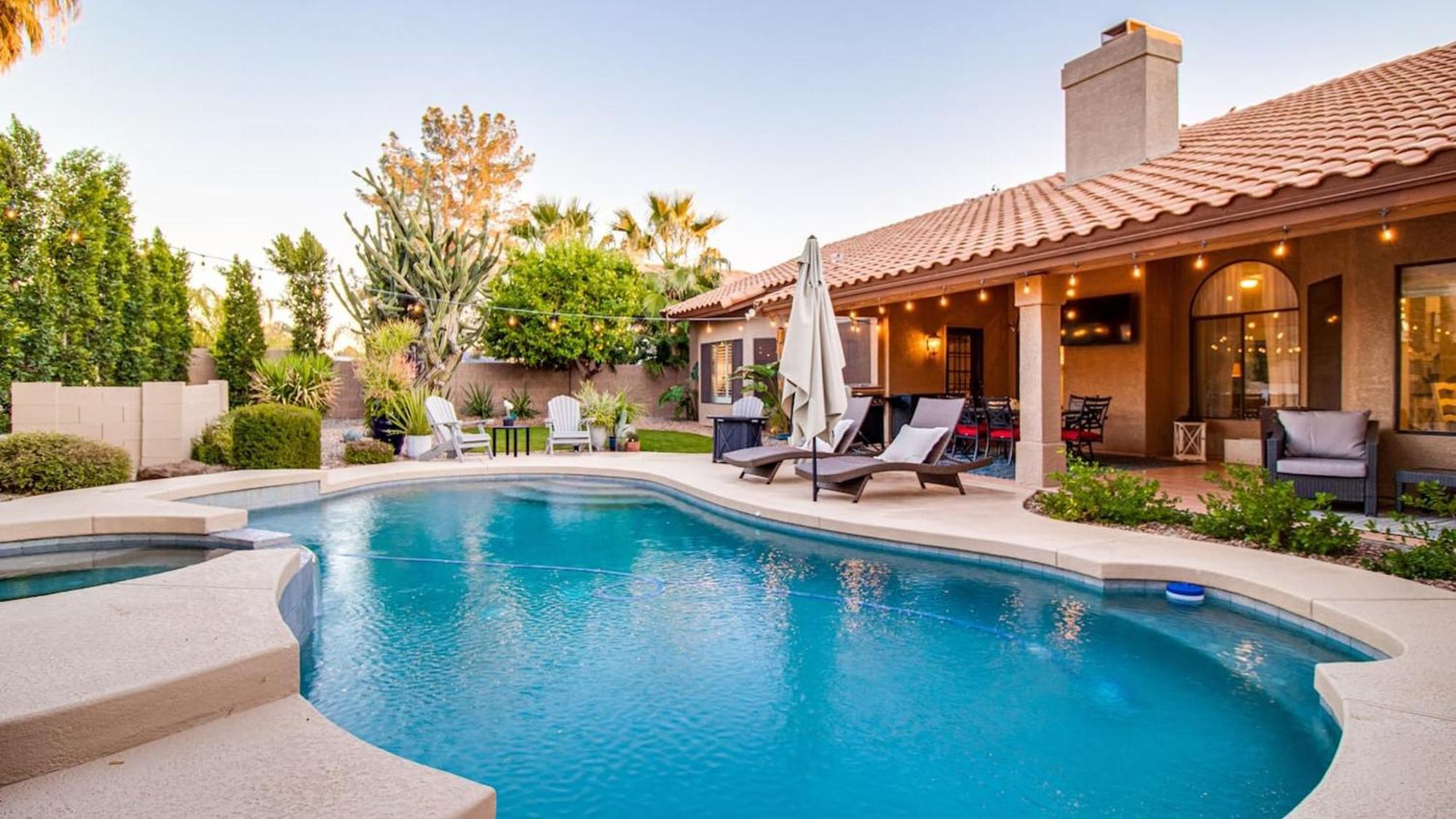 Stunning North Scottsdale Luxury Home Whtd Pool Phoenix Exterior photo